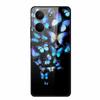 Glas-Rückseite für Redmi 15C 4G Hülle 15 C Niedliche Cartoon-Hülle aus hartem gehärtetem Glas mit weichem Stoßfänger für Redmi 15C Hüllen Coques Fundas