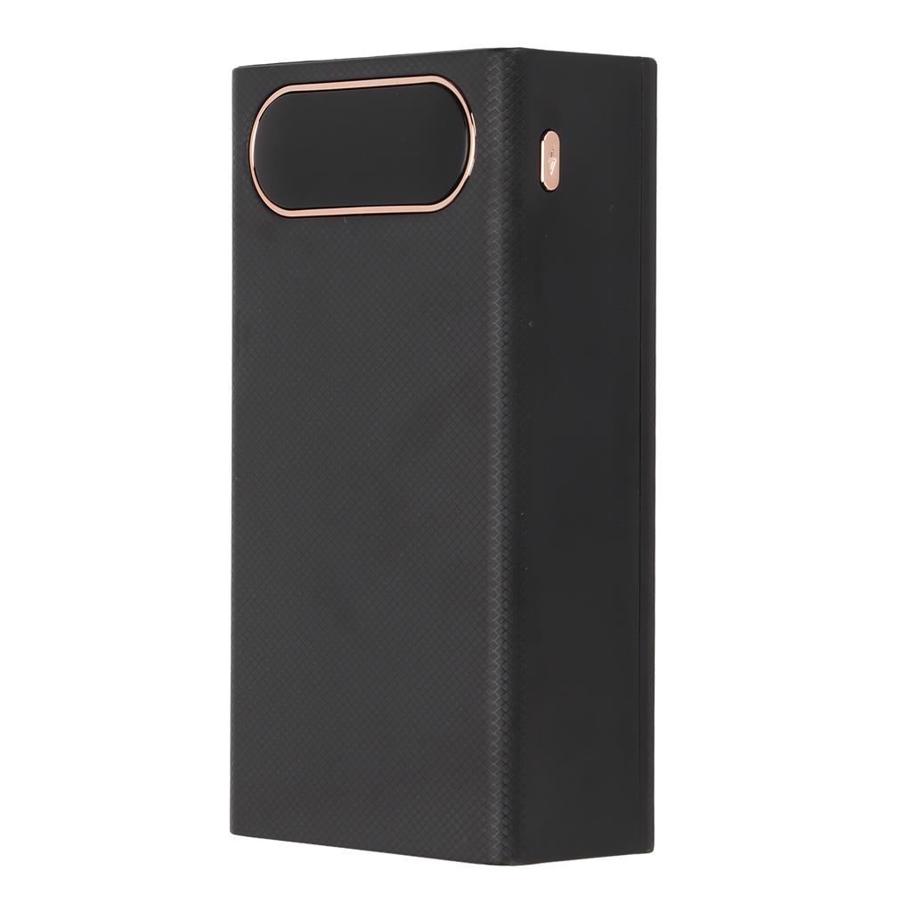 10W   18650 Portable Power Bank Case L12 Mobile Battery   12 Batteries Capacity with 2 LED Lights LCD Display