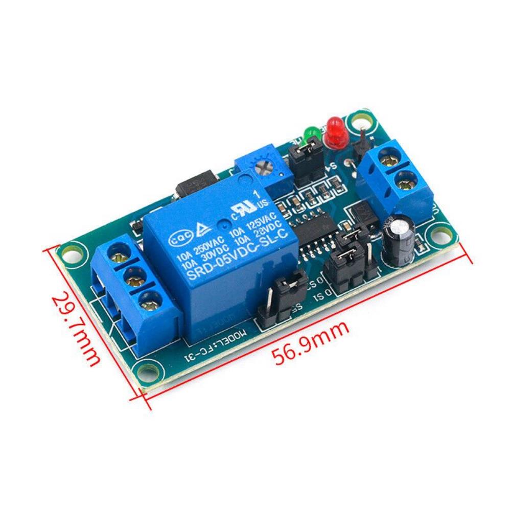 High Quality DC 12V Delay Relay Module | Delay Turn On/Off Switch | Built-in Timer Function Relays 5