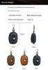 New Sony WF-1000XM5 Genuine Leather Earphone Case with Hook, Portable & Drop-Proof Protective Bluetooth Case.