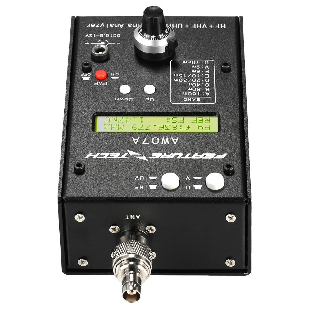 AW07A HF/UHF/VHF 160M 490Mhz Impedance SWR Antenna Analyzer Shortwave Ham Radio