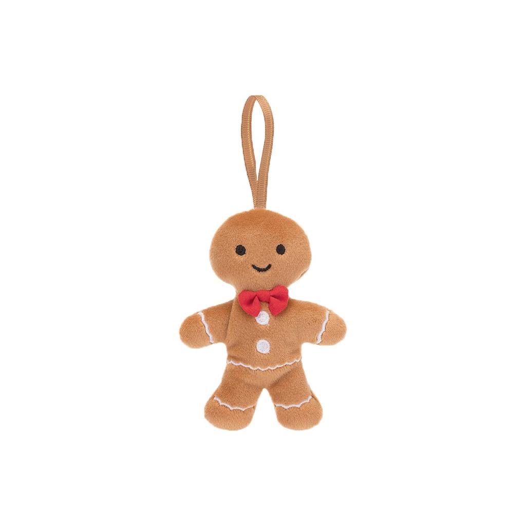 Jellycat Christmas Collection Gingerbread Fred Cute Doll Plush Pendant 10cm High