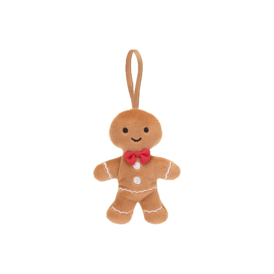 

JELLYCAT Christmas Collection Gingerbread Fred Cute Doll Plush Pendant 10cm High Box Not Included