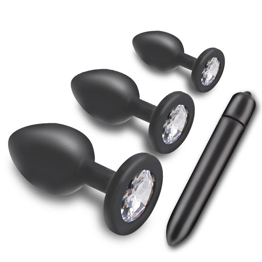 Prostata-Massagegerät Analplug Erwachsenenprodukte Buttplug Sexspielzeug für Frauen Männer Kugelvibrator