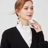 Detachable Fake Collar White Black Stand Collar Vintage Removable Half Shirt  Women