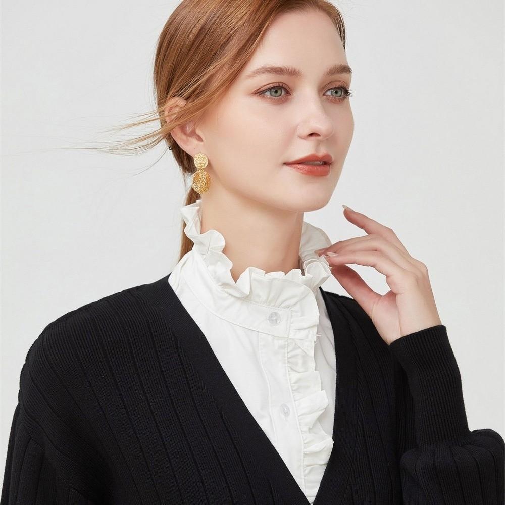 Detachable Fake Collar White Black Stand Collar Vintage Removable Half Shirt  Women