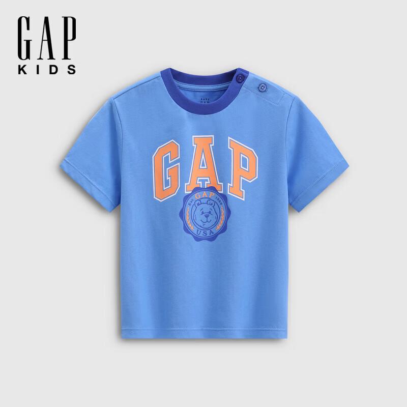 GAP Boys  Cotton Bear Print Short Sleeve T-Shirt 110/56