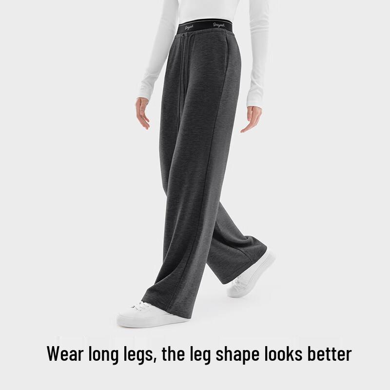 Ono Kazuko Strick Gebürstet Gerade Lässige Hose