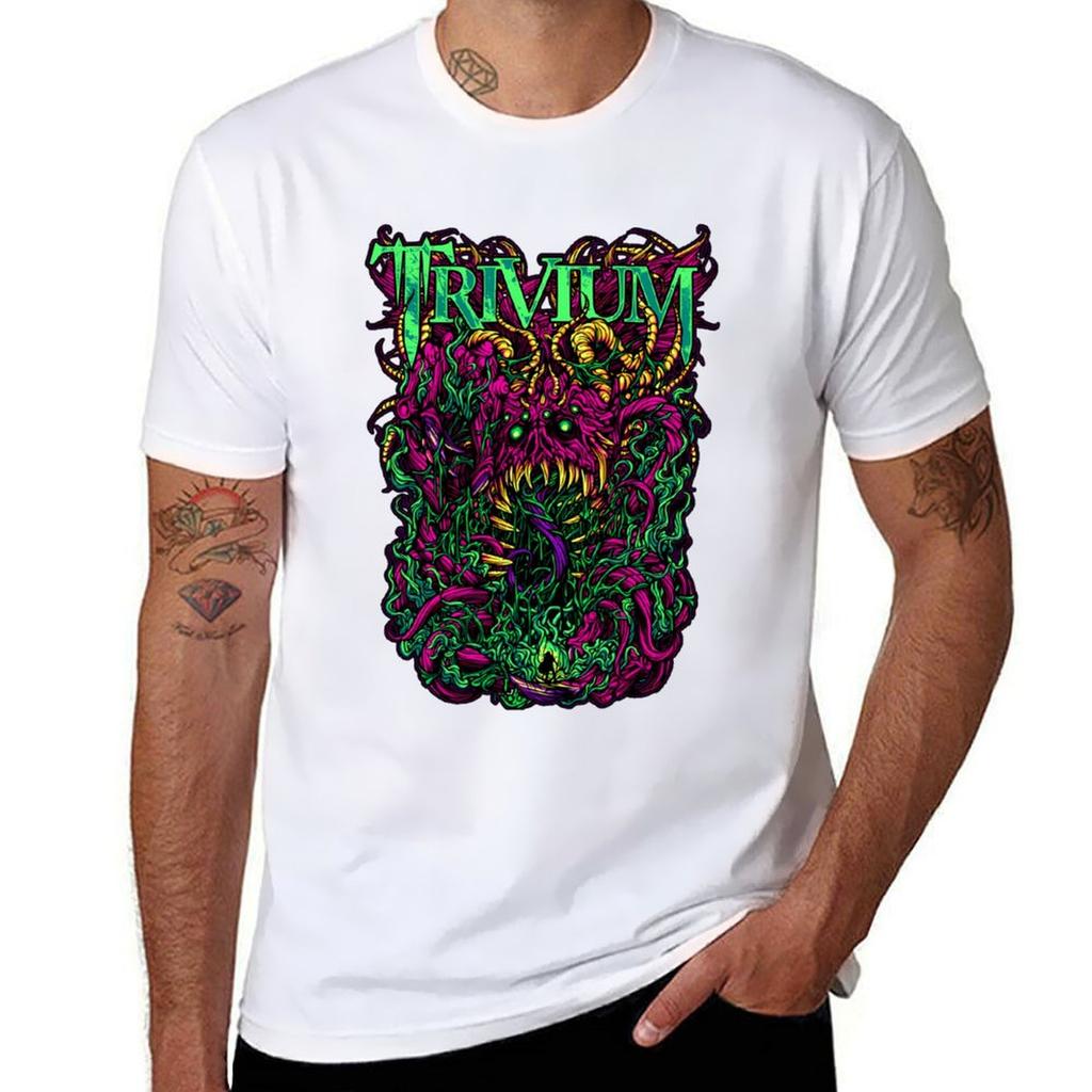 Trivium Logo Tshirt Lightweight Print Tshirt