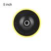 3/4/5/6/7'' New Black Professional Hook & Loop Backing Plate Polisher Buffing Car M14 Pad