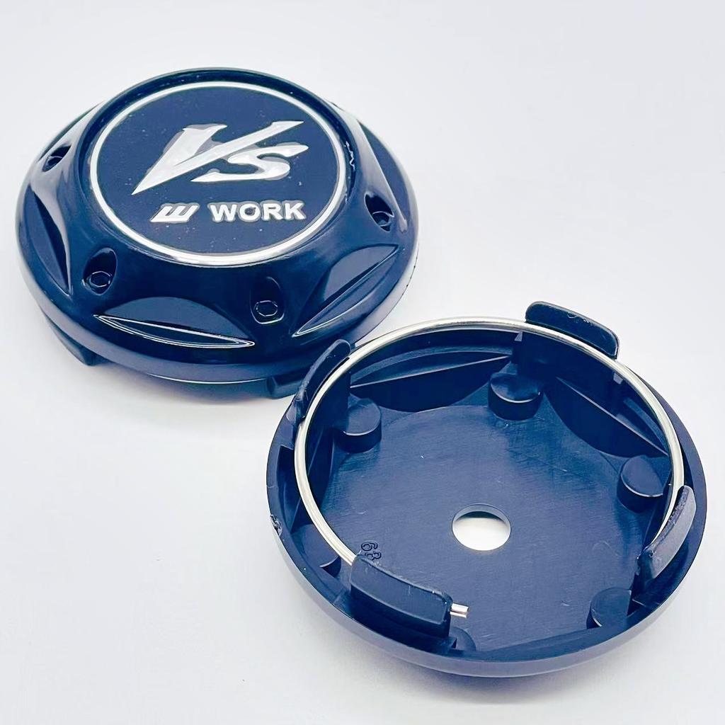 4 buc 3D 68mm Pentru emblemă mașină Capac central butuc roată 45mm VS W insigne de lucru capace autocolante Decaluri Accesorii de styling