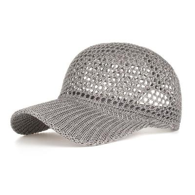 New Solid Color Casual Sun Hat Sunscreen Cap Hollow Mesh Cool Hat Summer Women's Hat Baseball Cap