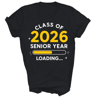 Abschlussjahrgang 2026 Seniorjahr Lädt Abschluss Unisex Shirt Geschenk