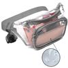 1 Piece PVC Women Waist Fanny Pack Belt Bag Hip Bum Bag Clear Transparent Chest Pouch Drifting Mobile Phone Storage Bags