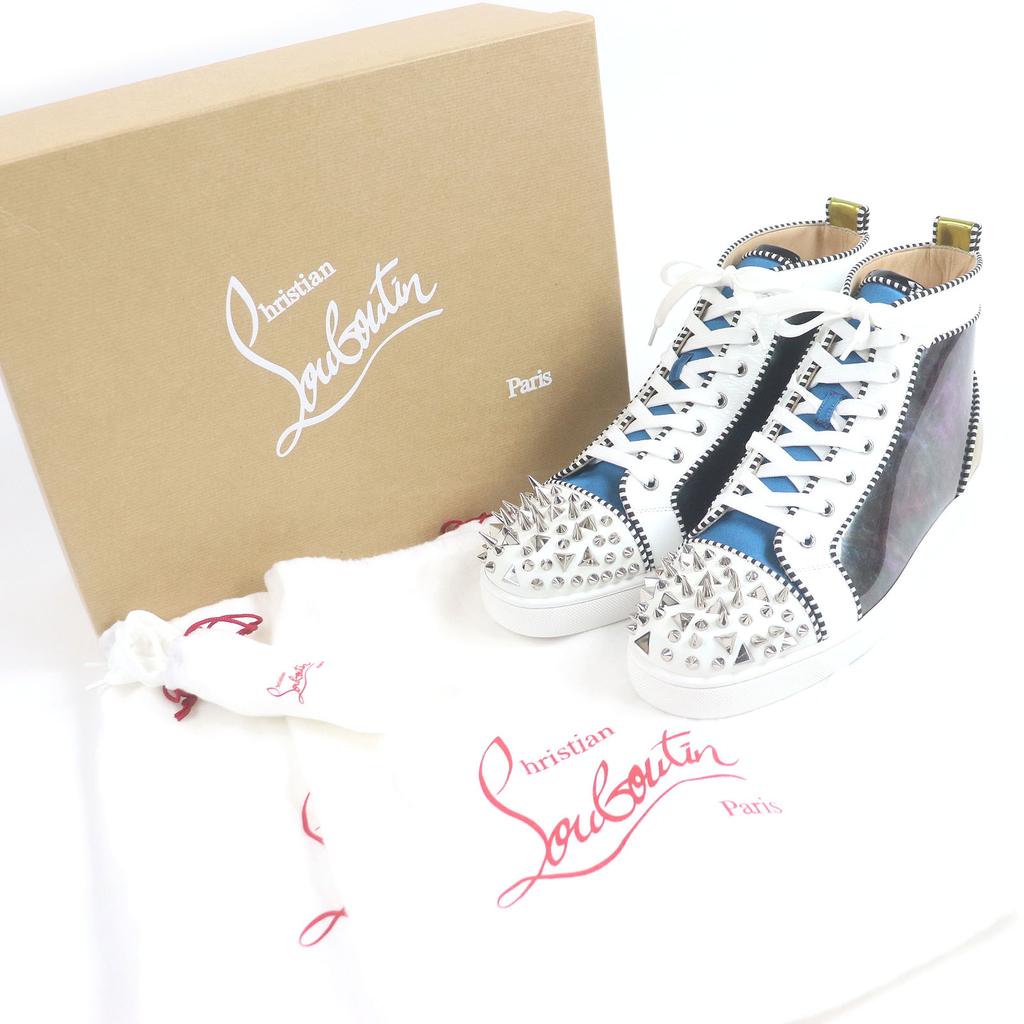 Nienoszone sneakersy Christian Louboutin LOU PIK PIK ORLATO FLAT skórzane męskie 44.5 Używane