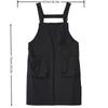 New Taslan Water-Repellent Bib Apron for Men & Women, Perfect for Home, Kitchen, or Coffee Shop.