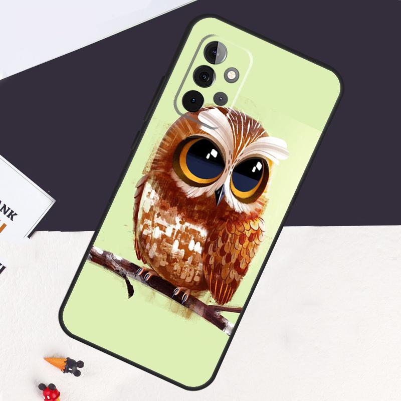 

Cute Owl Cartoon Case For Samsung Galaxy A22 A16 A33 A36 A56 A26 A15 A55 A53 A35 A32 A52 A54 A34 A14 A05 A06 Samsung A14