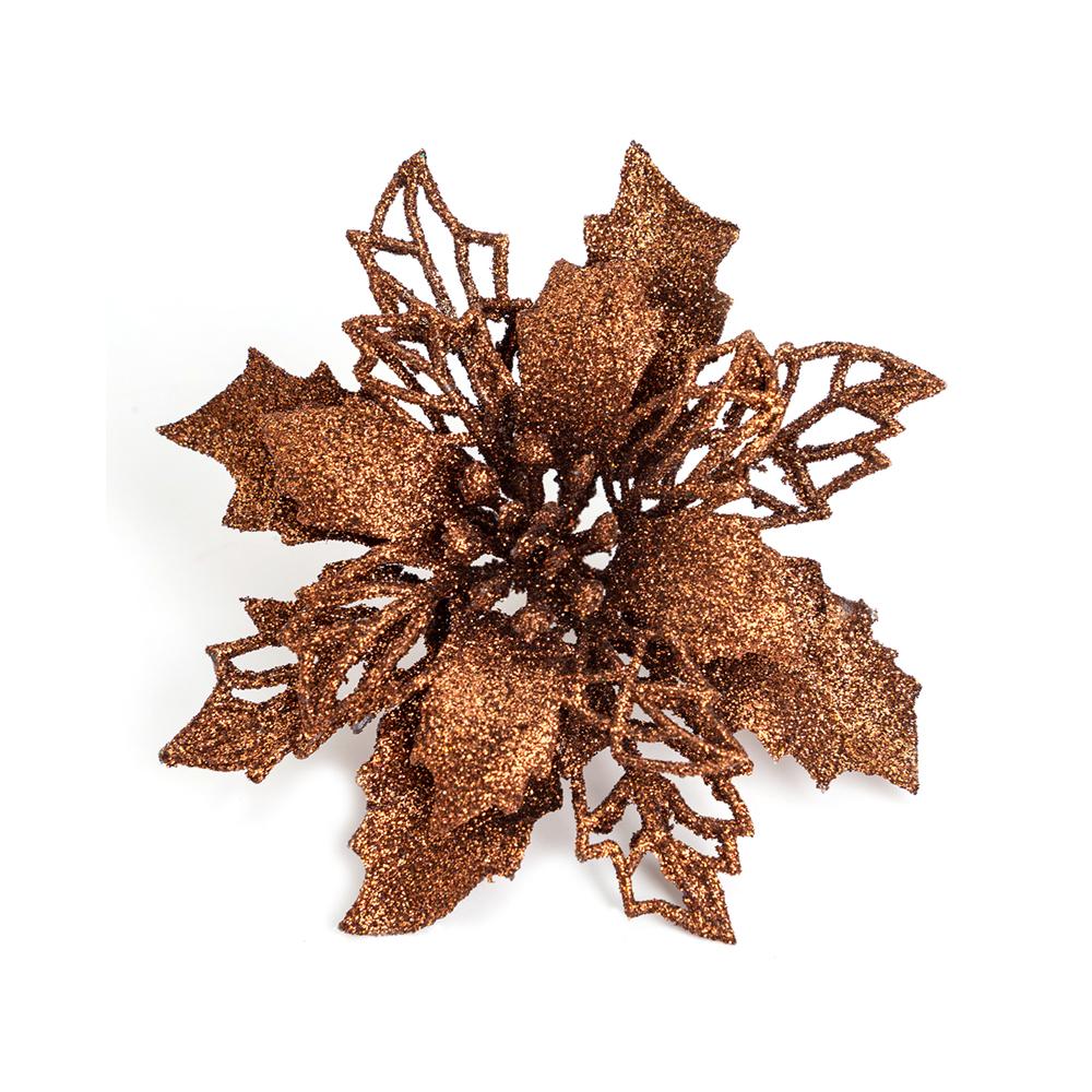 10Pcs Artificial Flowers 11/16CM Fake Flower For Home Decor Party Supplies Christmas Decoration Ornaments Garland Accessories