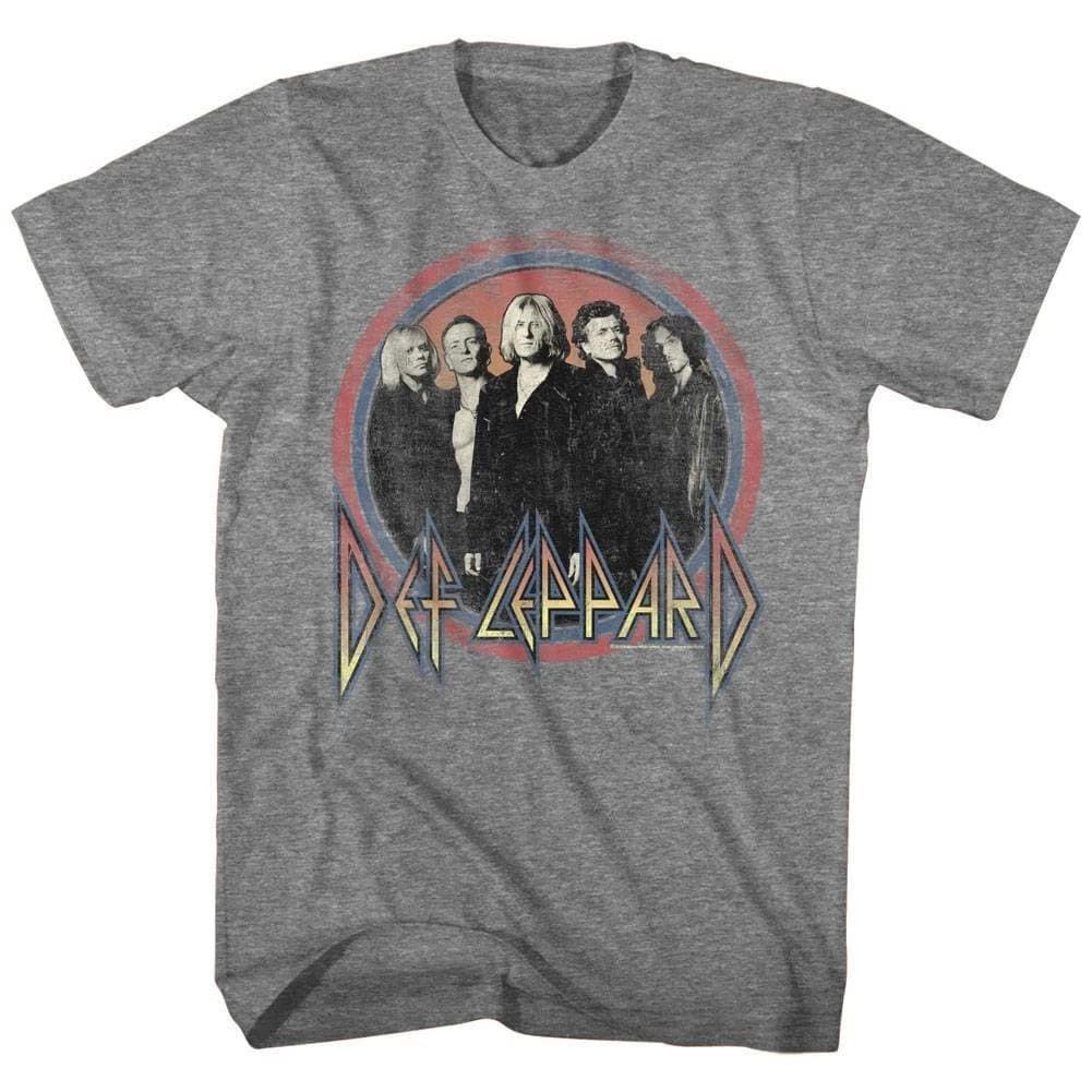 Def Leppard Group Circle Men s T Shirt L