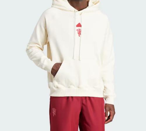 Adidas Manchester United LFSTLR Hoodie IA8545 Men's White