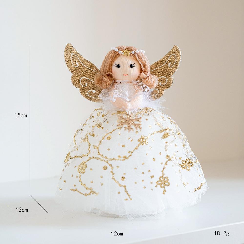 Gauze Skirt Christmas Tree Pendant Hanging Angel Girl Pendant Party Decoration