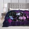 Ashley and Andrew Velvet Throw Blankets The Coffin of Andy and Leyley Modern Blanket for Bed Couch Super Warm Bedroom Quilt,