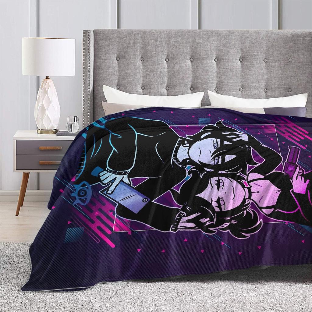 Ashley and Andrew Velvet Throw Blankets The Coffin of Andy and Leyley Modern Blanket for Bed Couch Super Warm Bedroom Quilt,