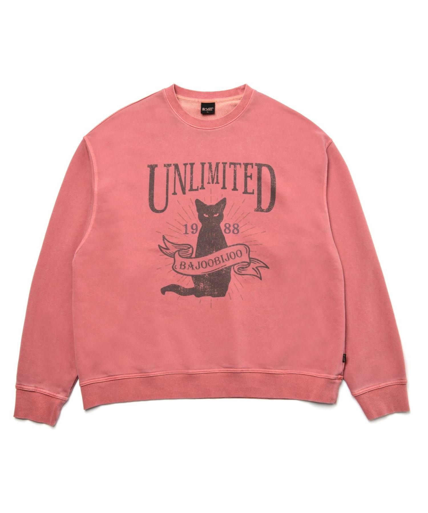 Свитшот Bajubiju Unlimited Cat Пигментный [Индиго Розовый] L