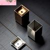 350ml Handmade 304 Stainless Steel Square Jianshui Pot Holder Washing Cup Bowl Writing-brush Washer Chaxi Supplies Ornaments