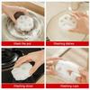 2pcs Cat Claw Shaped Dish Washing Brush Pot Sponge Durable and Oil Free Sponge For Cleaning Dishes In The Kitchen