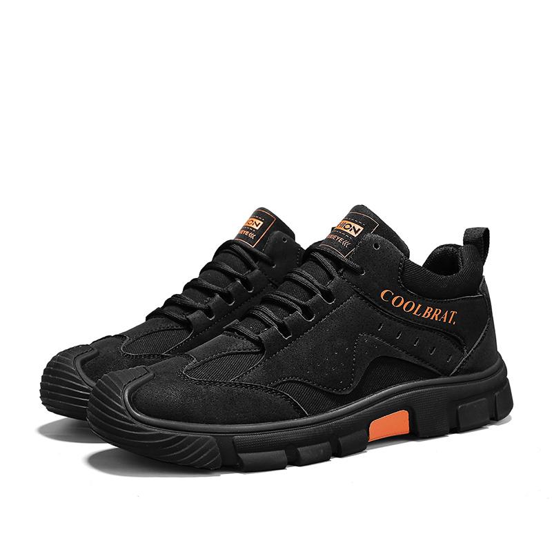 

Мужская высококачественная повседневная обувь, удобная и легкая спортивная обувь, модная и дышащая мужская обувь для бега и вождения 44 чёрный