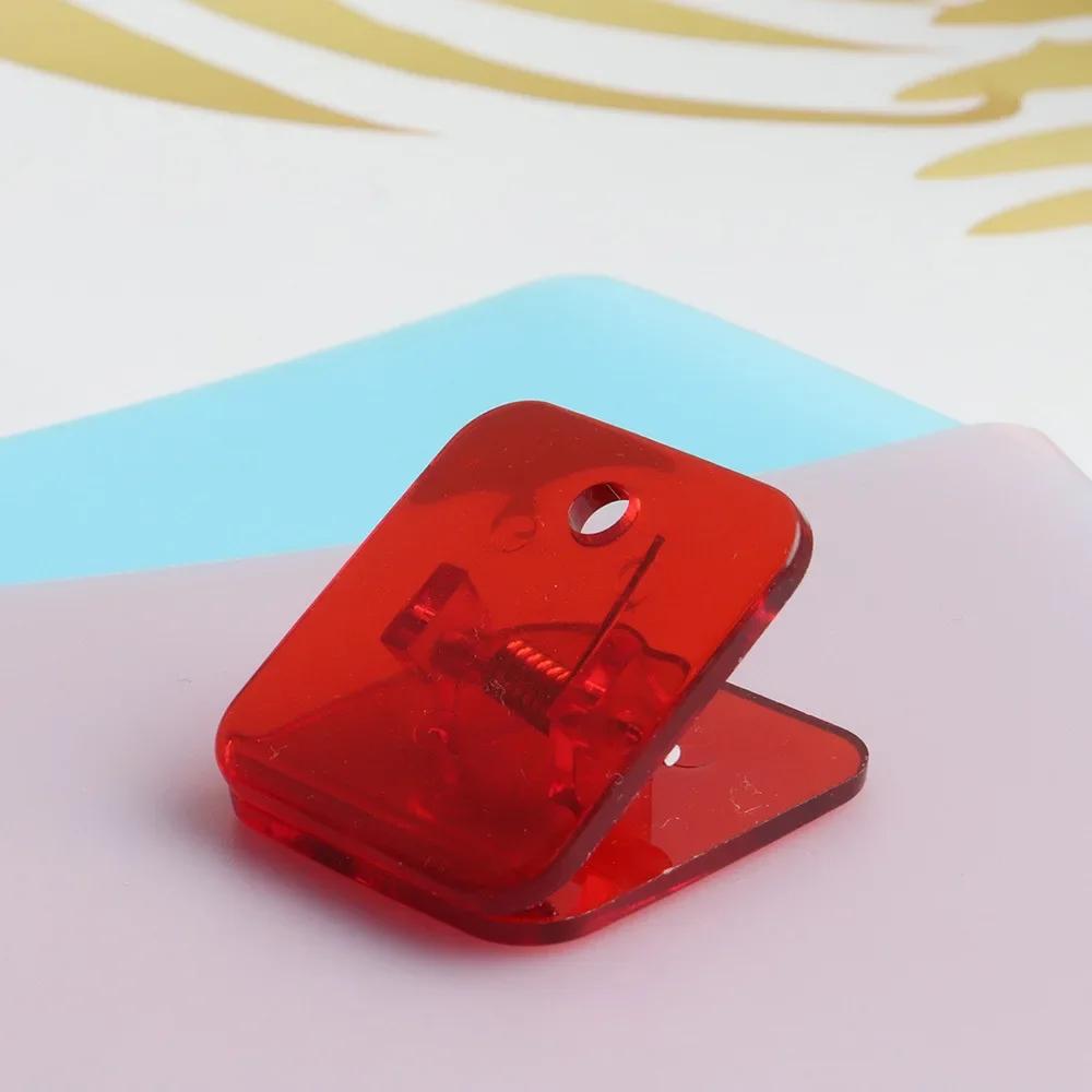 10 pezzi/confezione fermagli per cucire angoli in acrilico con coda lunga per forniture, morsetti in plastica per tessuti e camicie