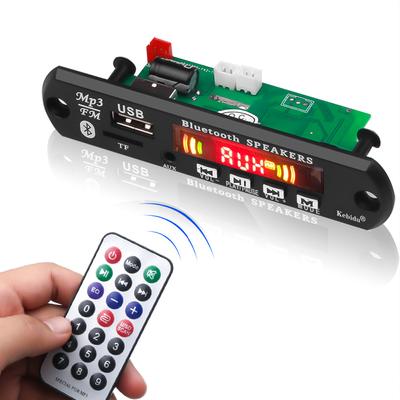 Kebidu Auto MP3 WMA Decoder Board Drahtloses Bluetooth 5.0 5V/12V Auto Audio Modul Unterstützt USB AUX TF FM Radio 2*3W Verstärker