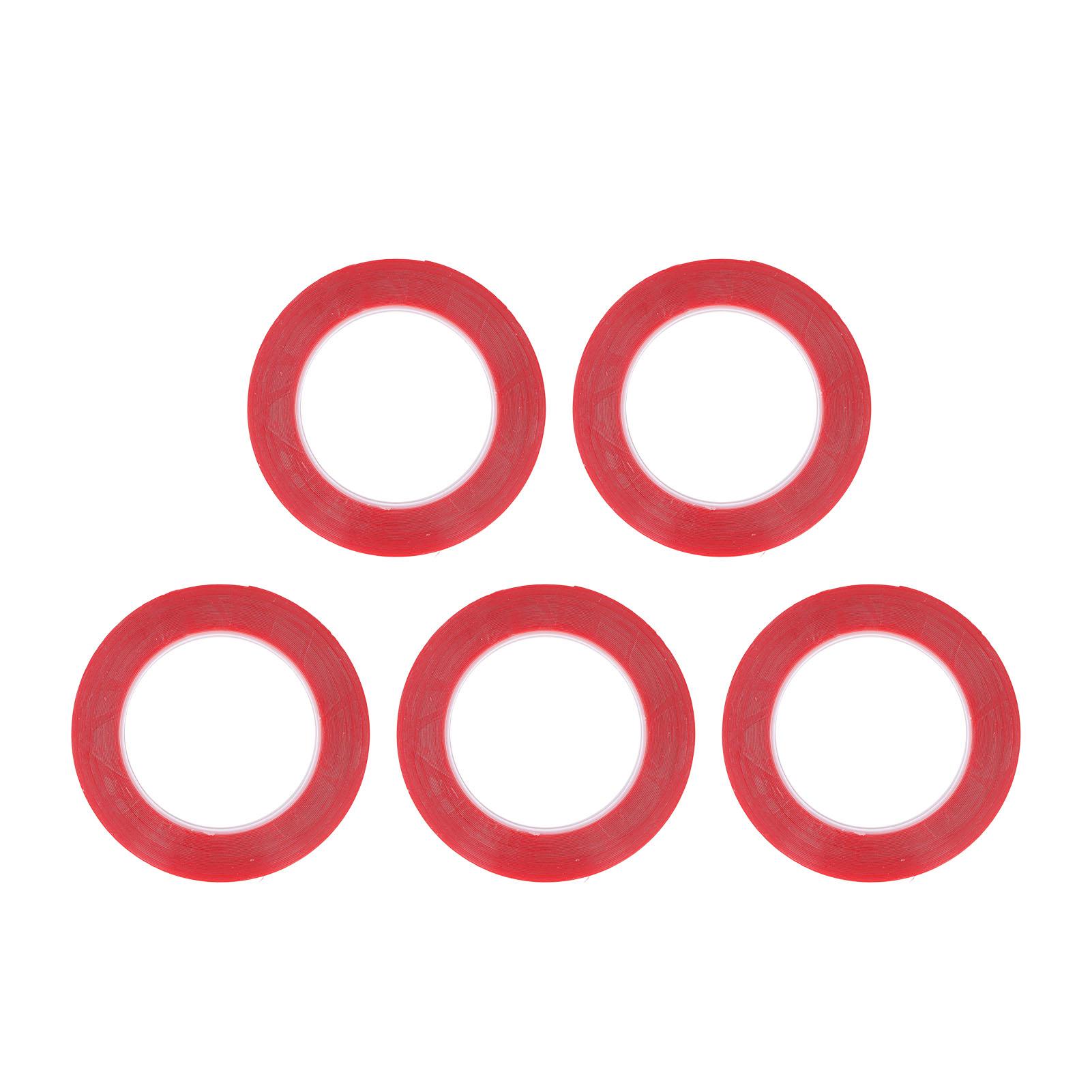 

5Pcs Double Sided Adhesive Tape Transparent Acrylic High Temperature Resistant High Adhesion