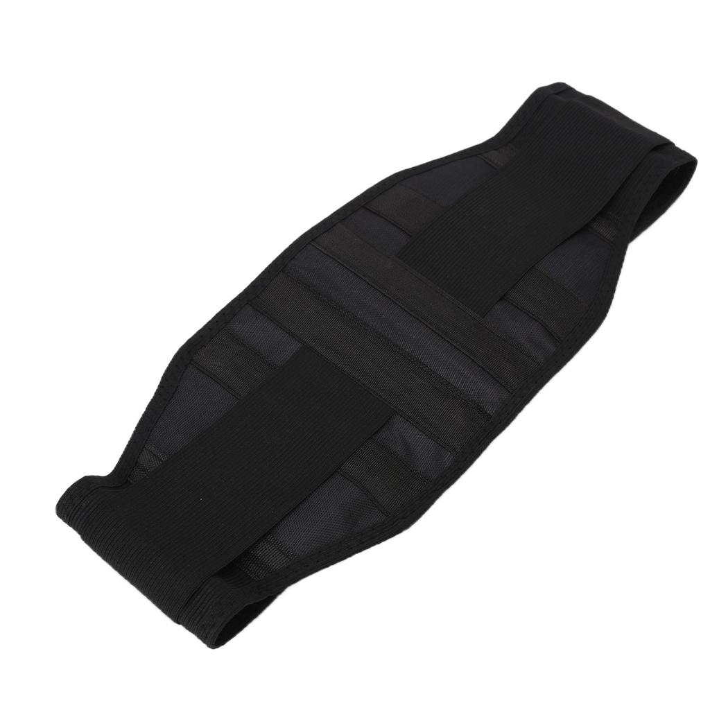 Self Heating Waist Belt Thermal Magnetic Therapy Lumbar Support Belt for Men WomenXL Black