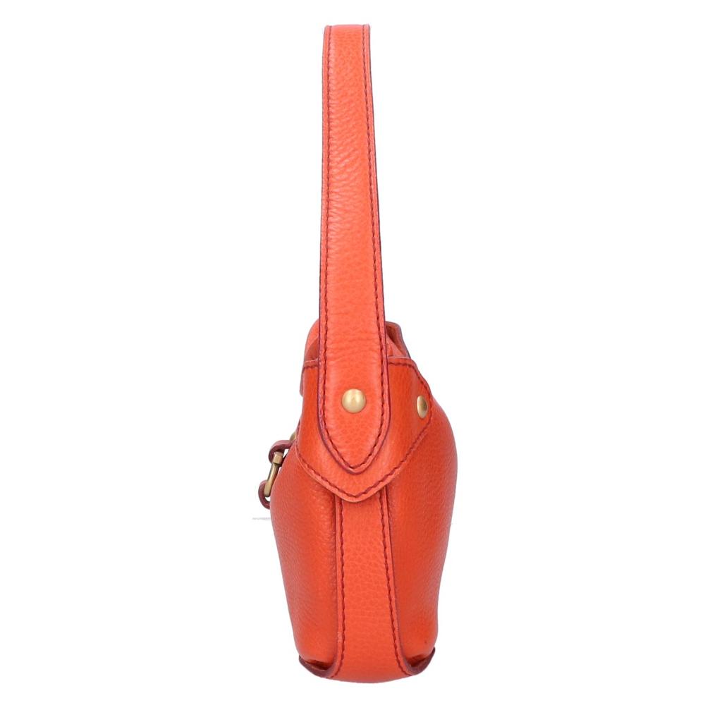 Salvatore Ferragamo [Excellent Condition] AU-21 6822 Gancini Leather One Shoulder bag OrangeUsed