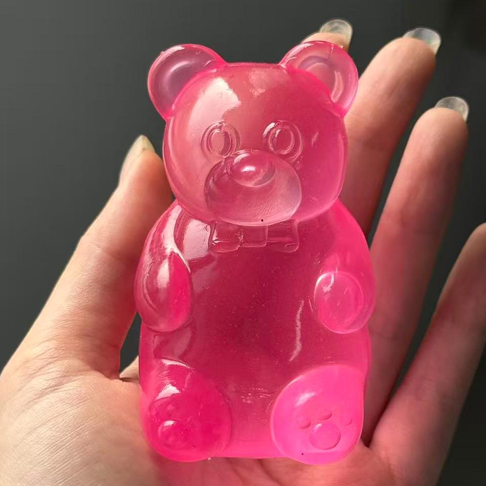 Soft Bear Squishy Little Bear Maltose Pinch Stress Relief Ball Stress Relief Toy Pinch Music  Slow Rebound