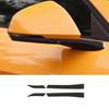 For Ford Mustang 2015- Real Carbon Fiber Rear View Mirror Anti-Scratch Strip