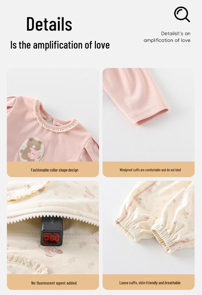 Spring 2026 Baby Girl Hooded Jacket & Cardigan Set - Fashionable Long Sleeve Coat