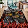 1pc Mortal Kombat3 Design Area Rug - Non-Slip, Soft & Cozy Floor Mat for Living Room, Bedroom, Office - Indoor/Outdoor Decorative Carpet