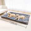 Cama para Animais de Estimação Inverno Quente Almofada de Lã Espessada Tapete para Cães Tamanho Grande Cama para Animais de Estimação Almofada de Pelúcia Macia Fundo Antiderrapante Almofada Lavável para Animais de Estimação