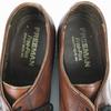 Vintage 80er-90er FREEMAN U-Tip Businessschuhe Braun Größe 8.5D (26,0-26,5) Herren(GEBRAUCHT)