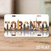 Souvenir Metal License Plate, Custom Auto Sign 15x30cm