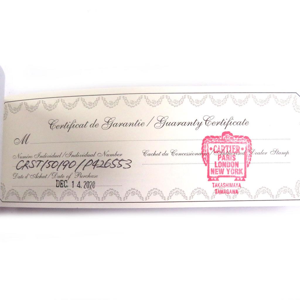 Excellent Cartier Ballpoint Pen Santos De Cartier Twist Type Bordeaux Used