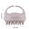 Hair Scalp Massager Shampoo Brush Soft Silicone Shampoo Brush Massage Shampoo Brush Clean Scalp Bath Comb Scalp Beauty Health
