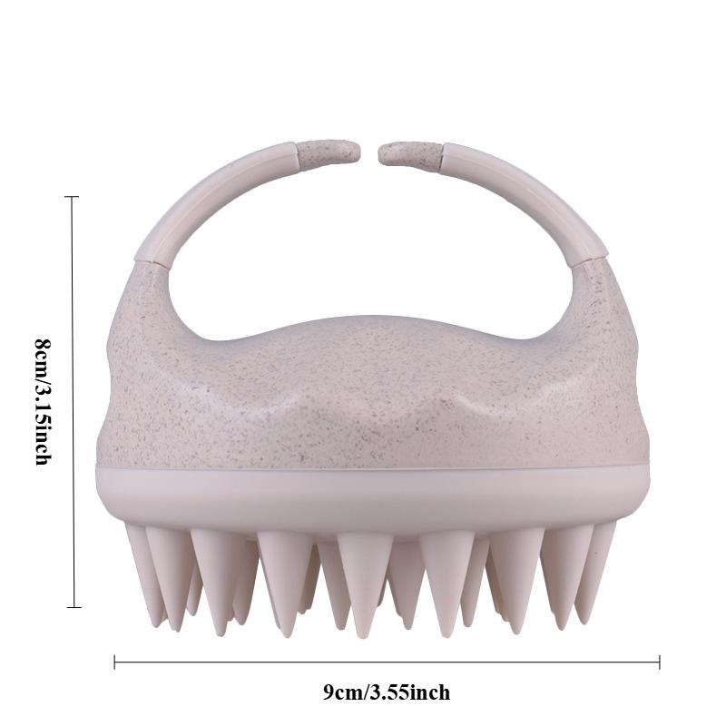 Hair Scalp Massager Shampoo Brush Soft Silicone Shampoo Brush Massage Shampoo Brush Clean Scalp Bath Comb Scalp Beauty Health