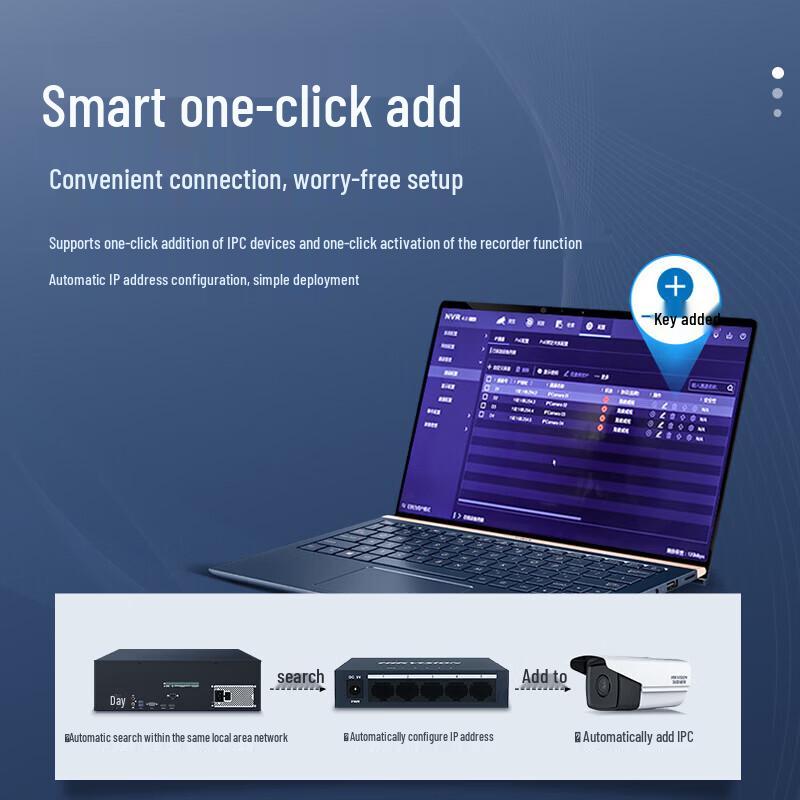 

Hikvision 64-Channel 16-Bay NVR Surveillance Recorder CN plug (adapter included)