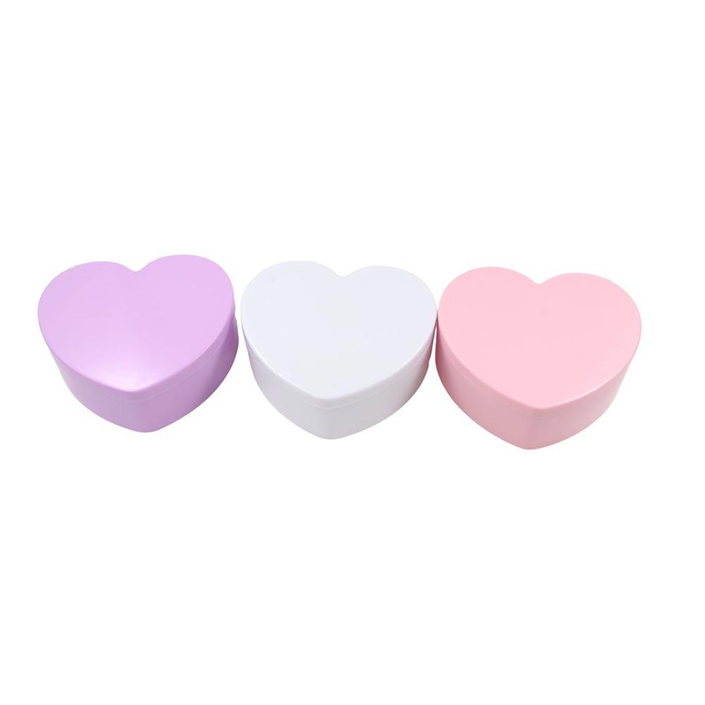 Heart-shaped Jewelry  Box Girls Makeup Storage Box Desktop Cosmetic Organizer Sundries Container