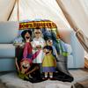 Bob's Burgers Theme Printed Blanket - Perfect for Couch, Bed, Travel & Outdoor Use | Machine Washable, Cozy & Durable.