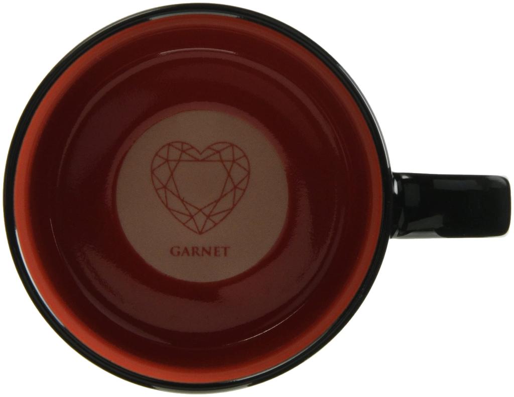 Kaju Al Life (Kakuni) Mino Ware Birthstone Mug January Garnet K14001